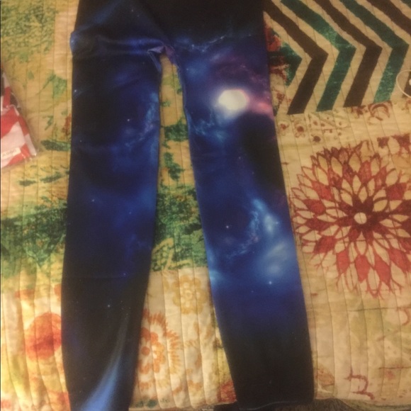 Brand new dark galaxy leggings. - Picture 1 of 2